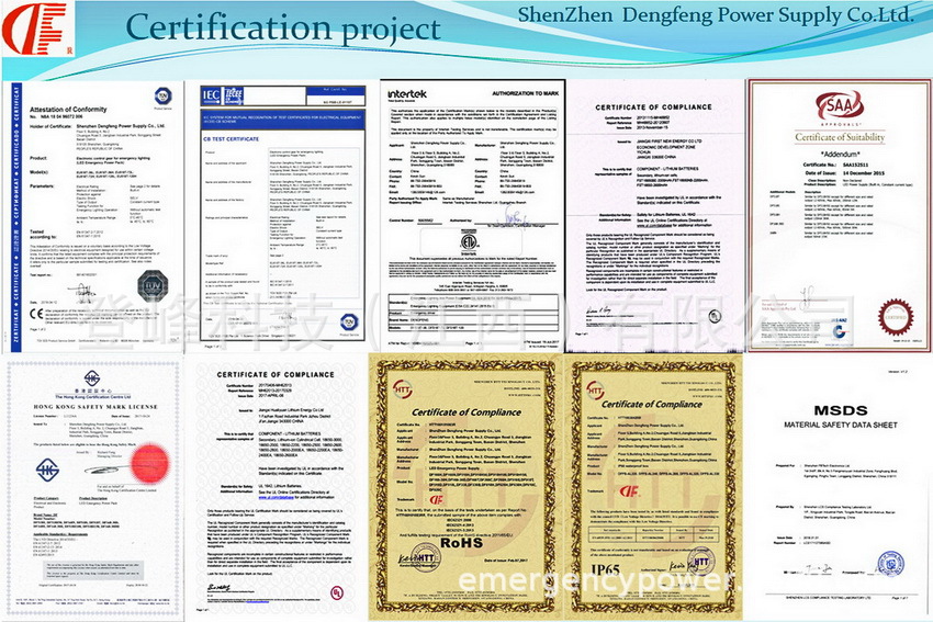 LED Emergency Power Pack working for 40W emergency light with reduce power 40W to 10W 15W 20W 25W DengFeng