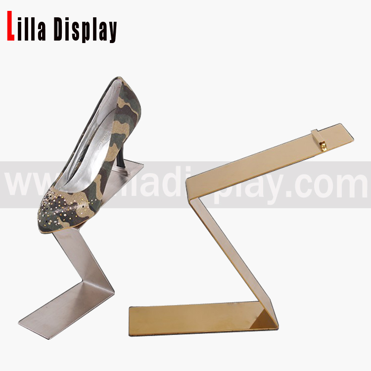 Lilladisplay Retail shoes store fixtures S style shoes display stand SDR08S