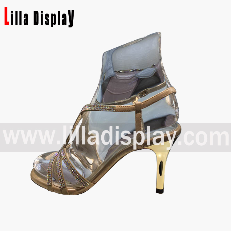 LilladisplayShoes store use crystal shoes display stand for 4cm6cm heels height pumps shoes wedgeshigh heels display