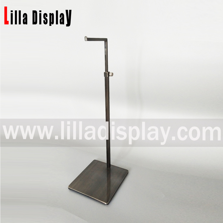 Lilladisplaybronze color handbag display holder shopping bag display stand in shop BDR12