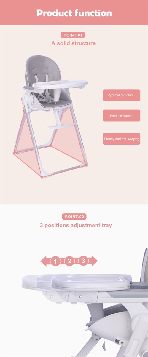 foldable restaurant baby high chair child dining chair