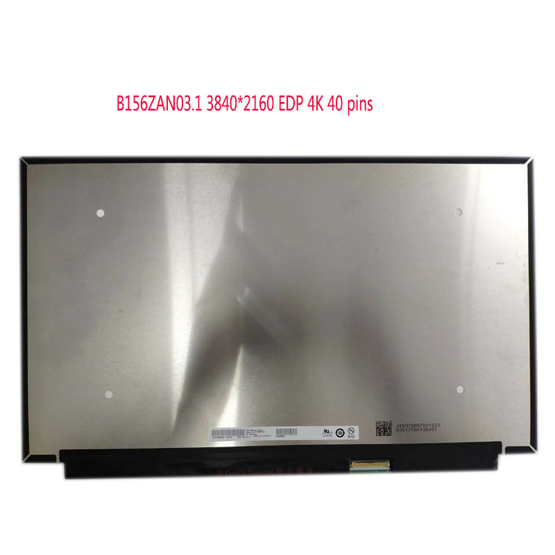 156 Laptop LCD LED Screen 38402160 EDP 40 pins 4K LCD Screen B156ZAN031 B156ZAN03