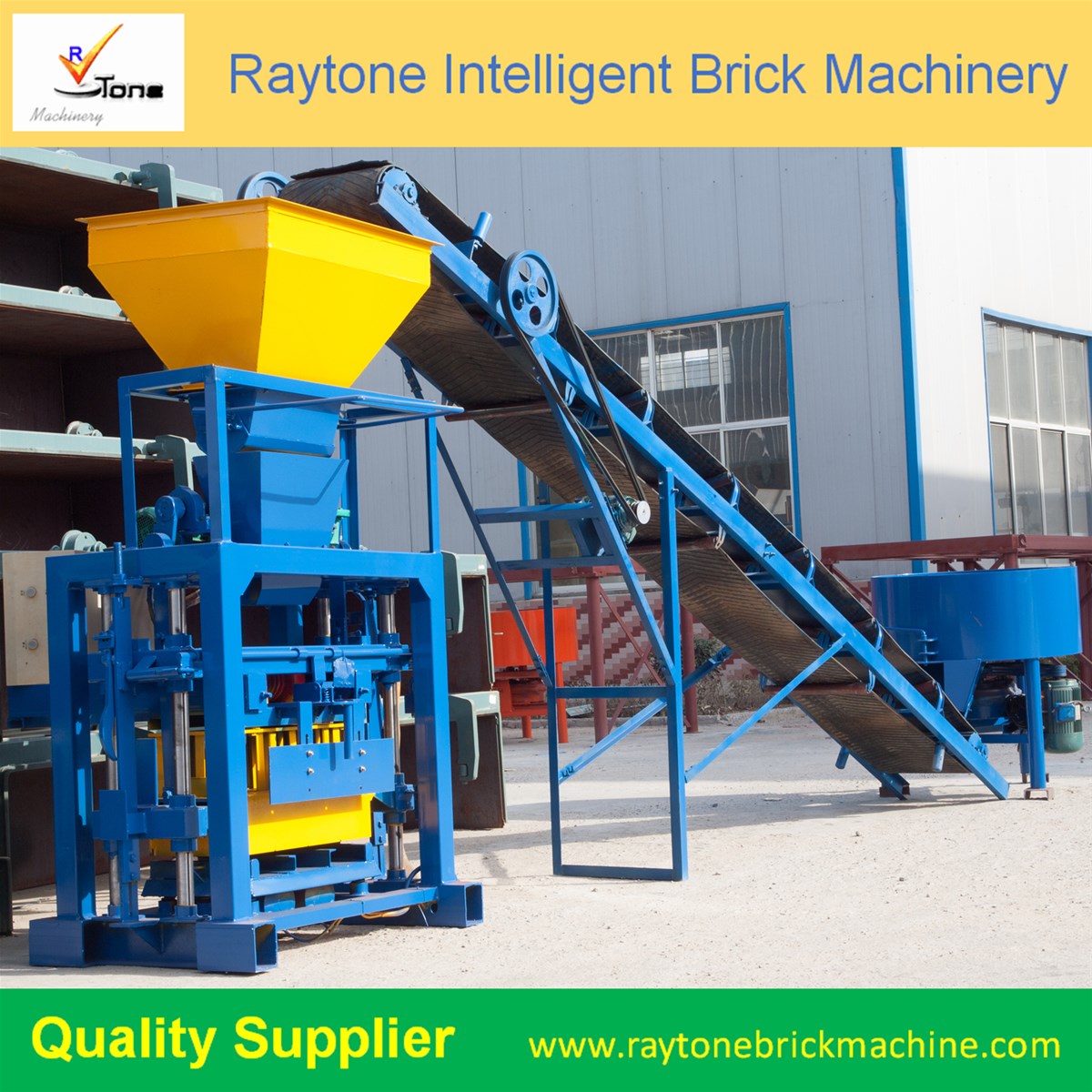 QT401 Small Type Hollow Brick Making Machine