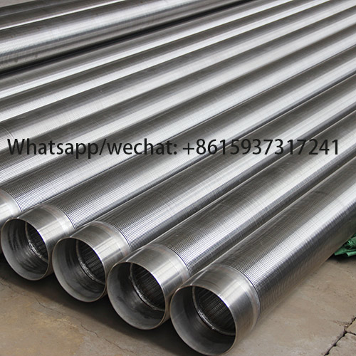 ASTM A312 Stainless Steel Wire Wrapped Rod Based Johnson Screens