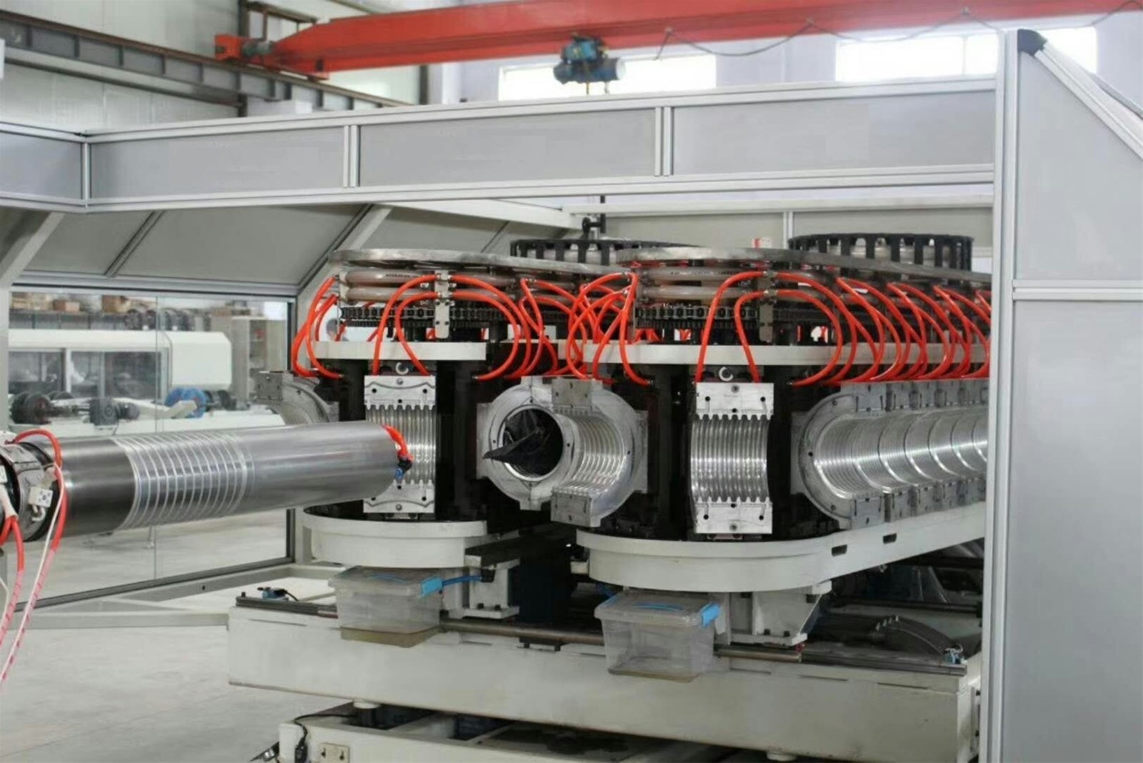 Double Wall Plastic Pipe Produce MachineSBG300