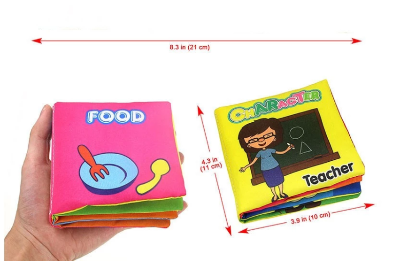 Durable Children Baby Educational Soft Cloth Book