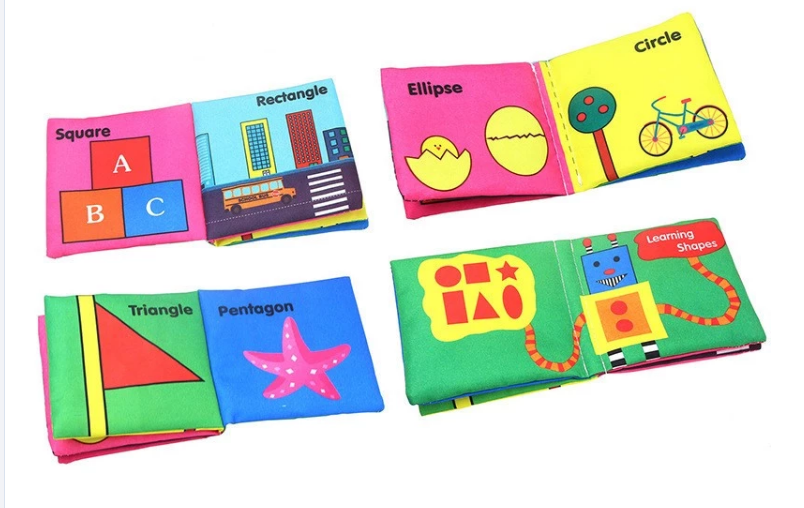 Durable Children Baby Educational Soft Cloth Book