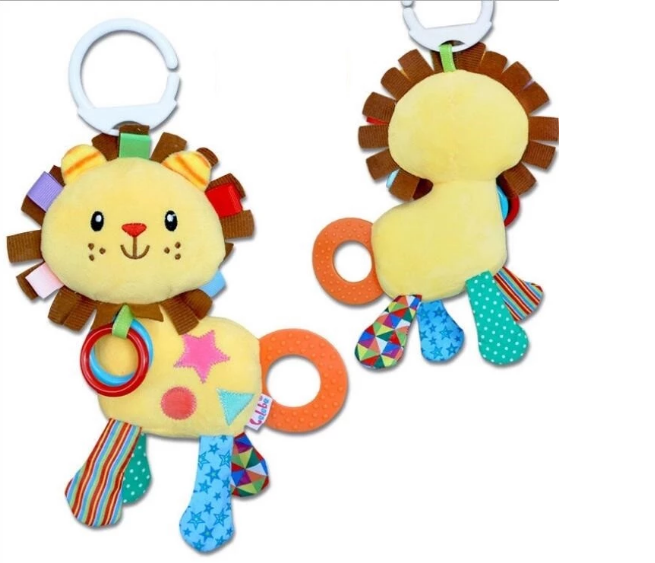 Soft Plush Animal Rattle Baby Crib Bed Hanging Bells Puzzle Toy