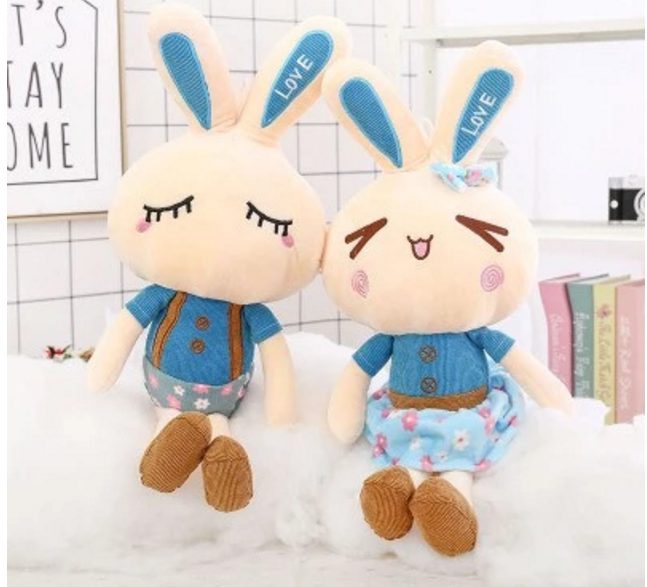 OEM lovely rabbit plush doll toy for children