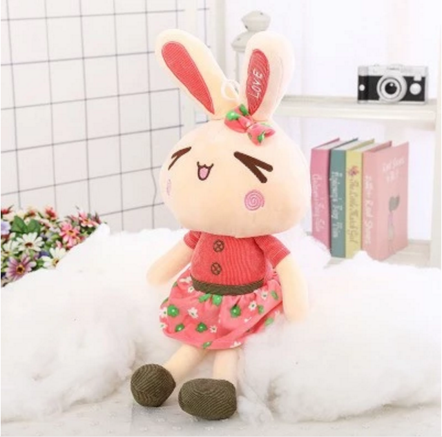 OEM lovely rabbit plush doll toy for children