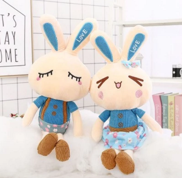 OEM lovely rabbit plush doll toy for children