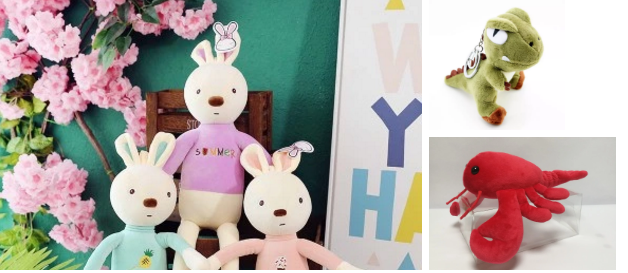 OEM lovely rabbit plush doll toy for children