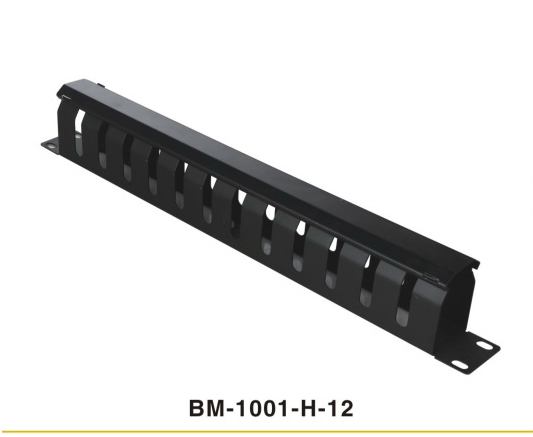 12 slots cable management panel