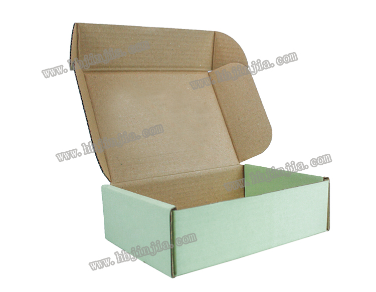 Colorful offest printing tuck top corrugated mail shipping box