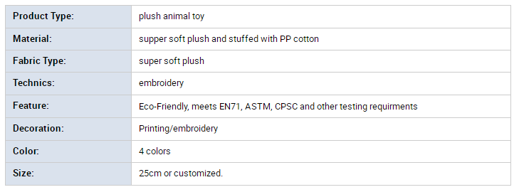 High Quality Cartoon Soft Cat Stuffed Plush Toys