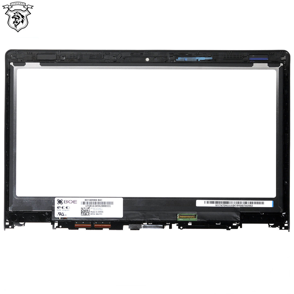 140 FHD LP140WF3SPL2 N140HCEEBA LED LCD Display Touch Screen Digitizer Assembly for Lenovo Yoga 314 31470 80JH