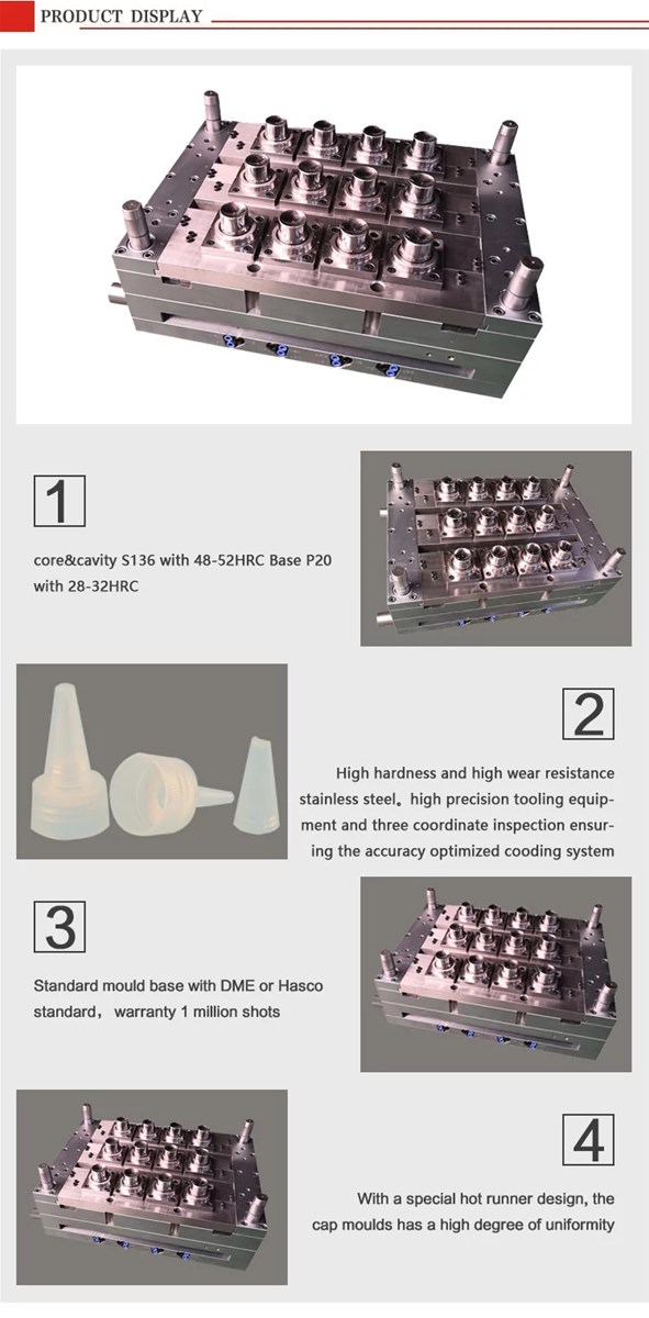 Custom Cosmetic Packaging Bottle Cap Injection Mold