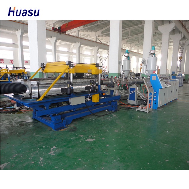 Double Wall Plastic Pipe Extrusion Machine