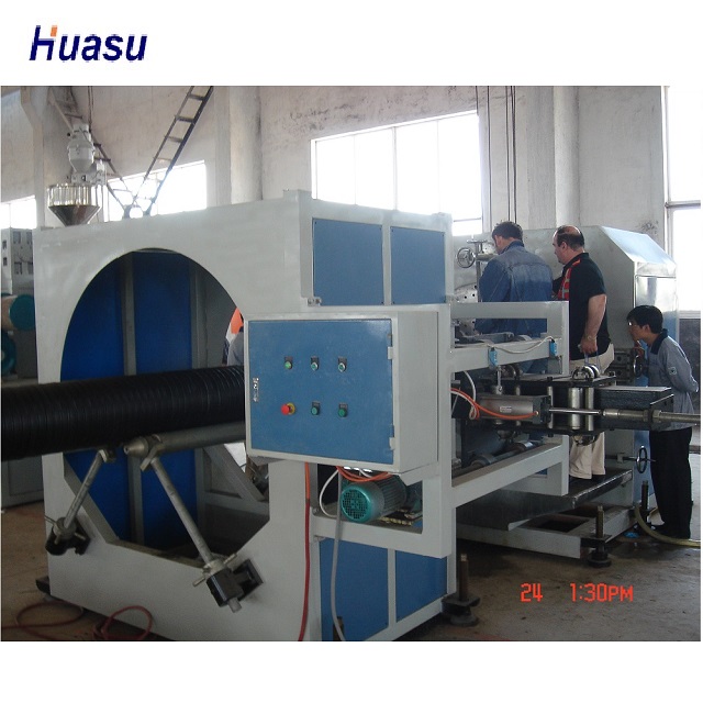 HDPE huge diameter winding pipe making machine