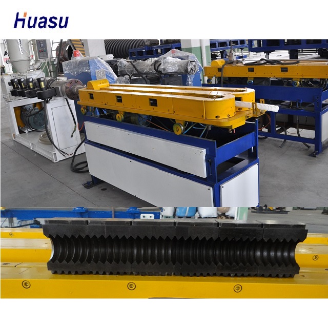 single wall corrugated pipe production machine