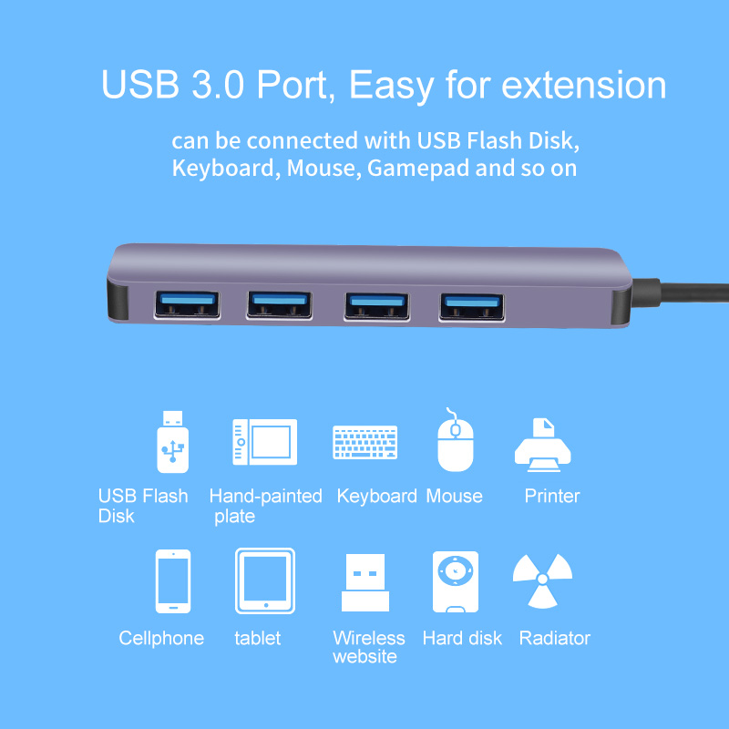 2019 Best buy USB C type c date transfer convertor with SDTF card reader usb c adapter