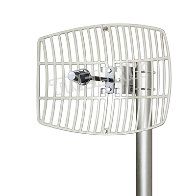 24 GHz 15 dBi Die Cast MiniReflector Parabolic Grid WiFi Antenna