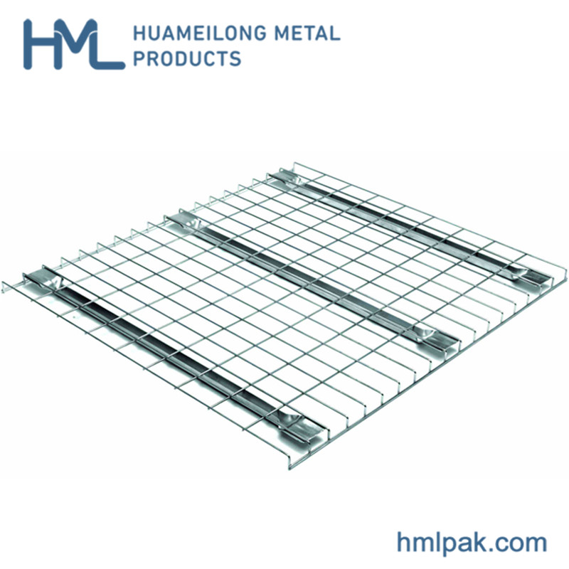 Dalian Huameilong Flared Channel Steel Welded China Zinc Galvanized Storage Metal Box Beam Wire Mesh Deck