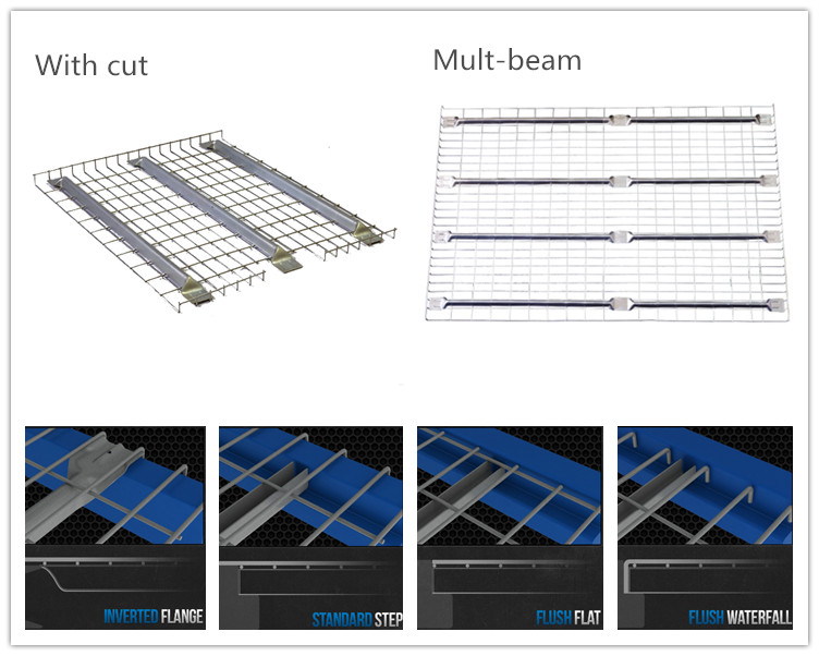 Dalian huameilong flared channel steel welded china zinc galvanized storage metal box beam wire mesh deck