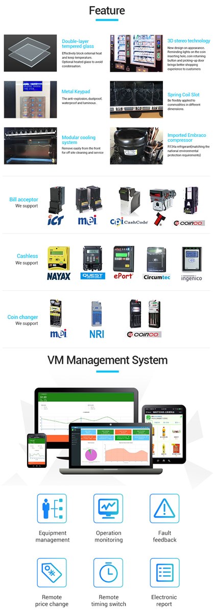 2018 Mini Automatic Combo SnackDrink Vending Machine