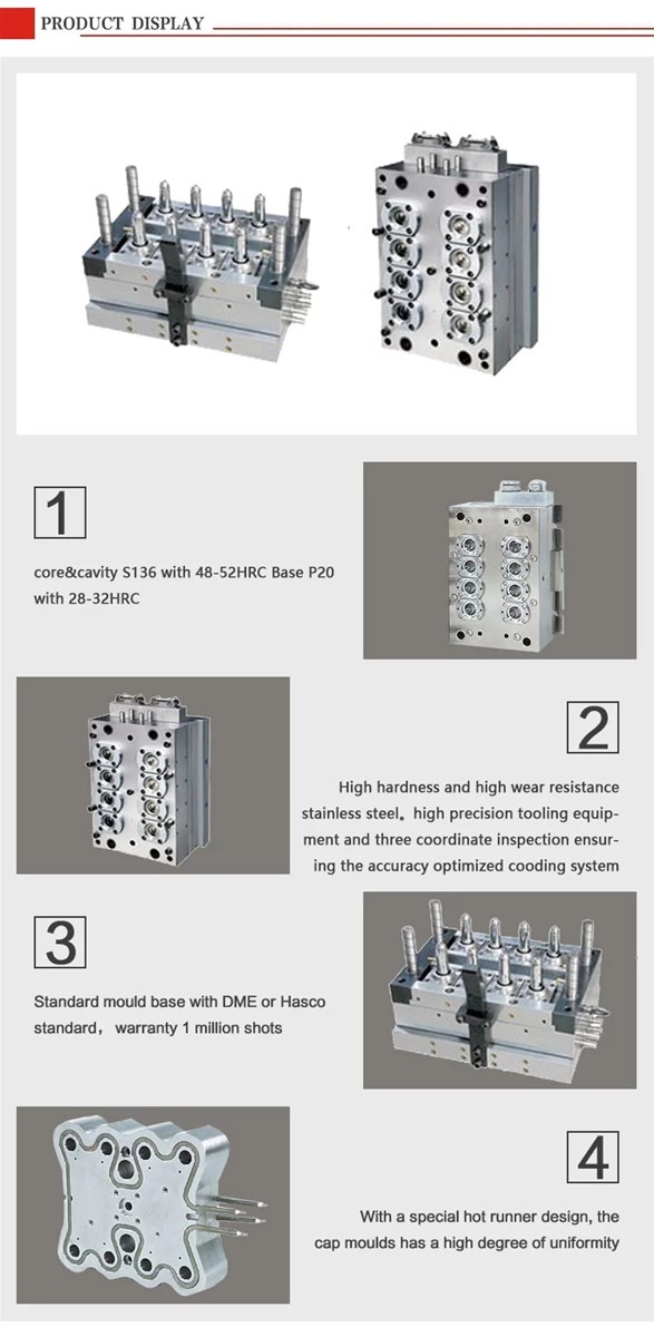 High Quality Plastic Injection PET Preform Mould