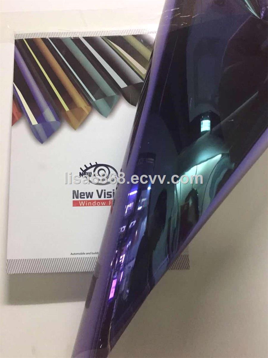 High quality 1 ply 1 mil Glue tinting film for car glass