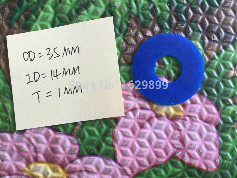100 piece blue rubber sucker for printing machine free shipping size 351410mm