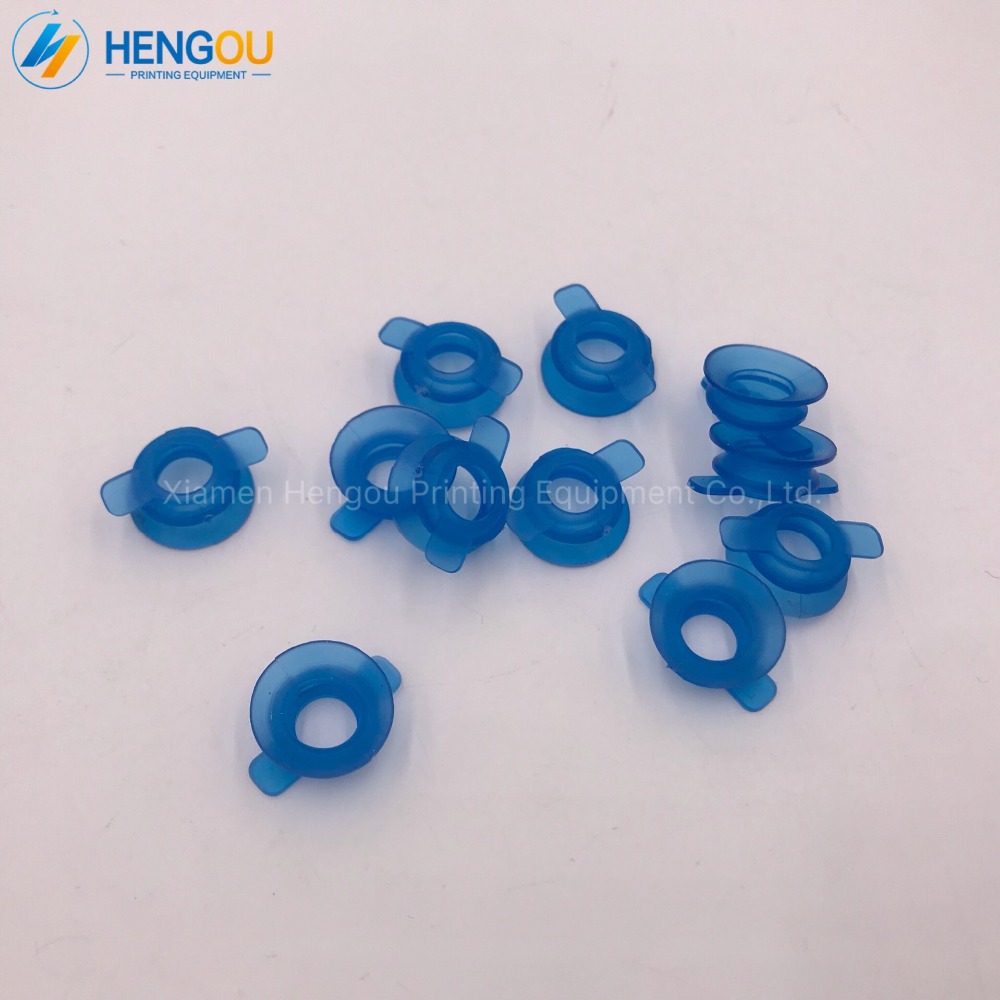 100 pieces blue quality rubber suckers Heidelberg rubber sucker for gto offset printing machinery parts 42016073