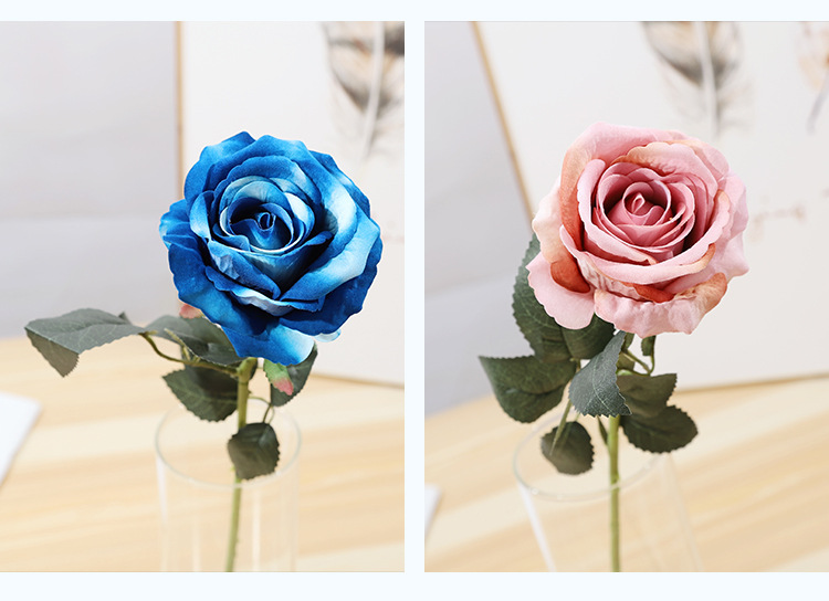 Single Stem Silk Roses Artificial Roses