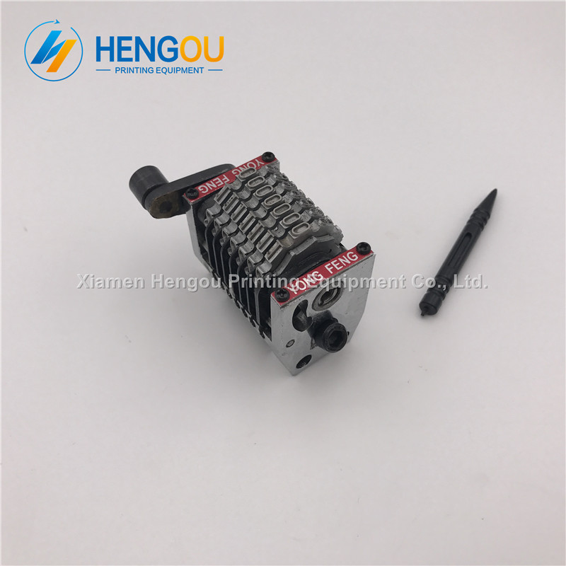 1 Pieces high quality Heidelberg GTO 7 digits numbering machine Horizontal jump mode 09876backward