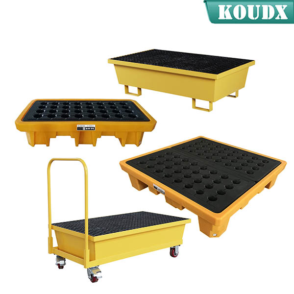 KOUDX Poly Spill Pallet Ramp FOR DRUMS