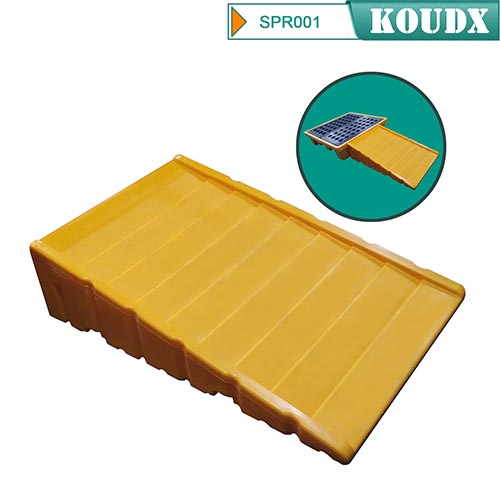 KOUDX Poly Spill Pallet Ramp FOR DRUMS