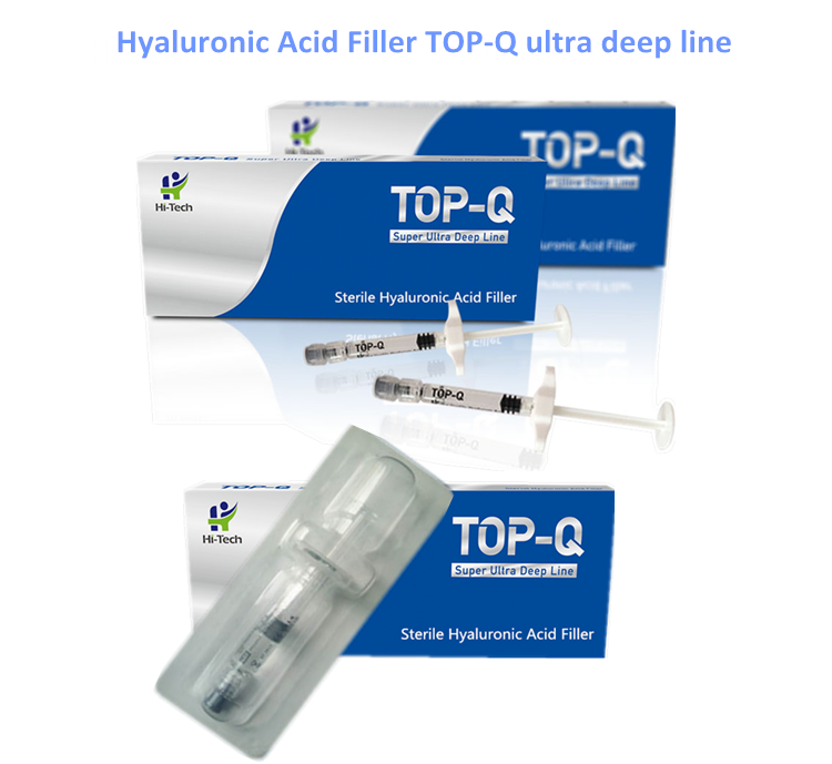 TopQ super ultra deep line 1ML antiaging cross linked hyaluronic acid filler injection for cheekbone
