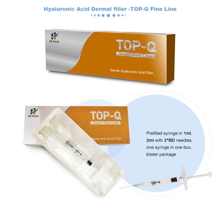 TopQ fineline hyaluronic acid gel injection Dermal Filler for Crows feet 2CC