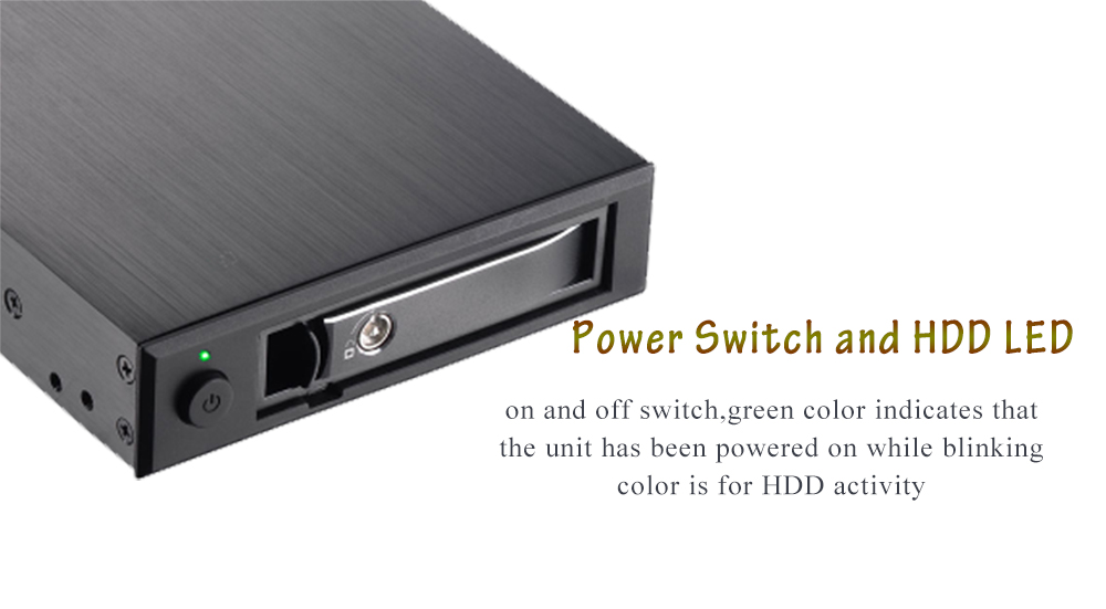 Unestech 25in SATA aluminum hot swap mobile rack for 25 enclosure with 715mm hardd rives