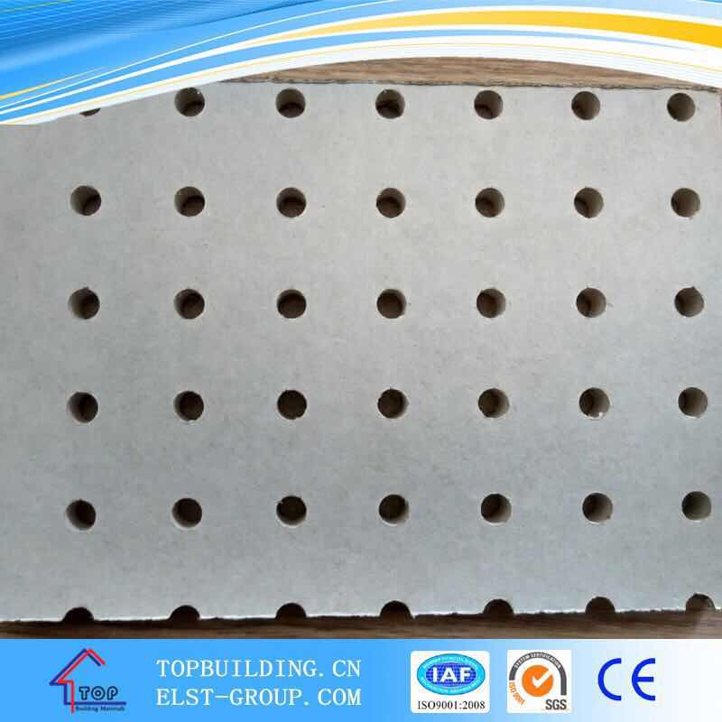 Perforated Gypsum Ceiling Tile Acoustic Gypsum Ceiling