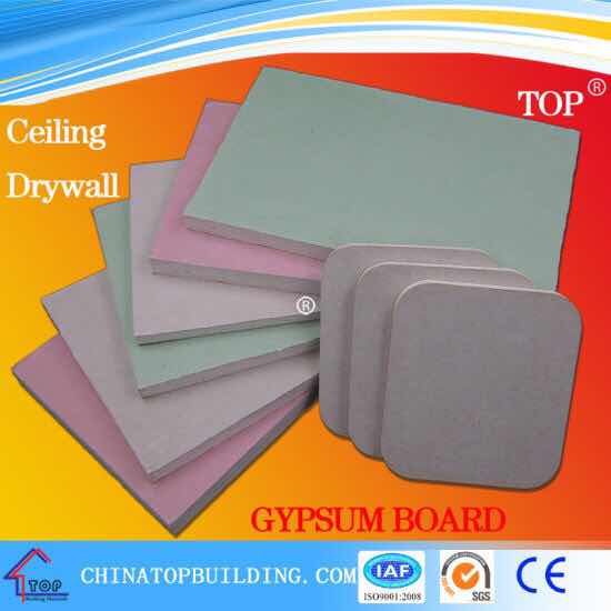 Standard Gypsum BoardFireproof Gypsum BoardWaterproo