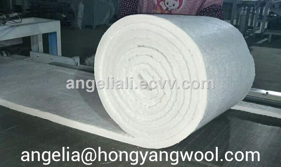 HongYang Wool Ceramic Fiber Insulation Double Needled Blanket 150X24X2 Safety Insulaiton Material Grade 1260