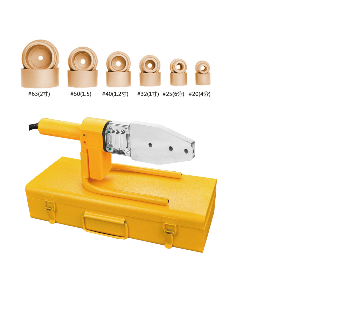 PPR pipe sockets welding machine