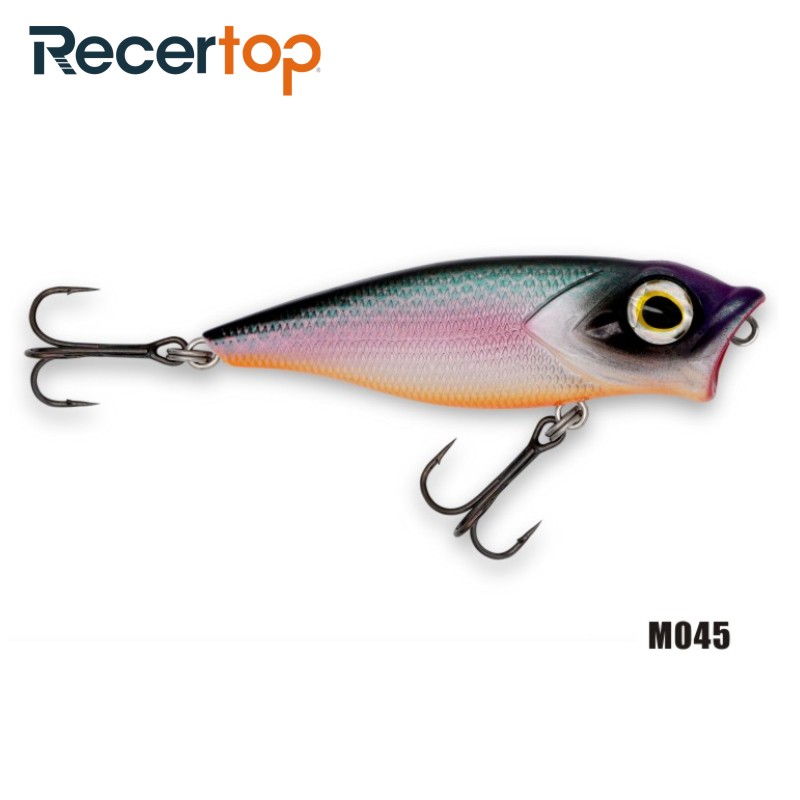 Recertop Big Open Mouth Top Water Ripple Maker Fishing Lure Popper
