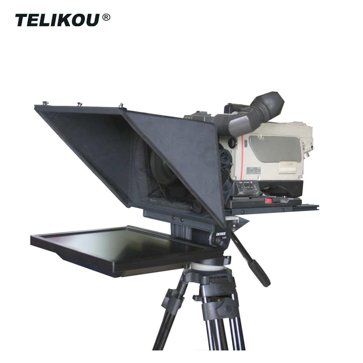 TELIKOU TF17 17inch Foldable Easy To Carry Teleprompter