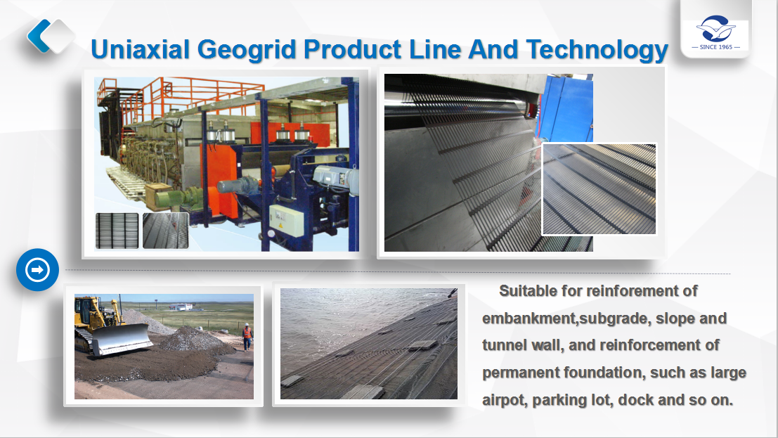 Unixial Geogrid Production Line