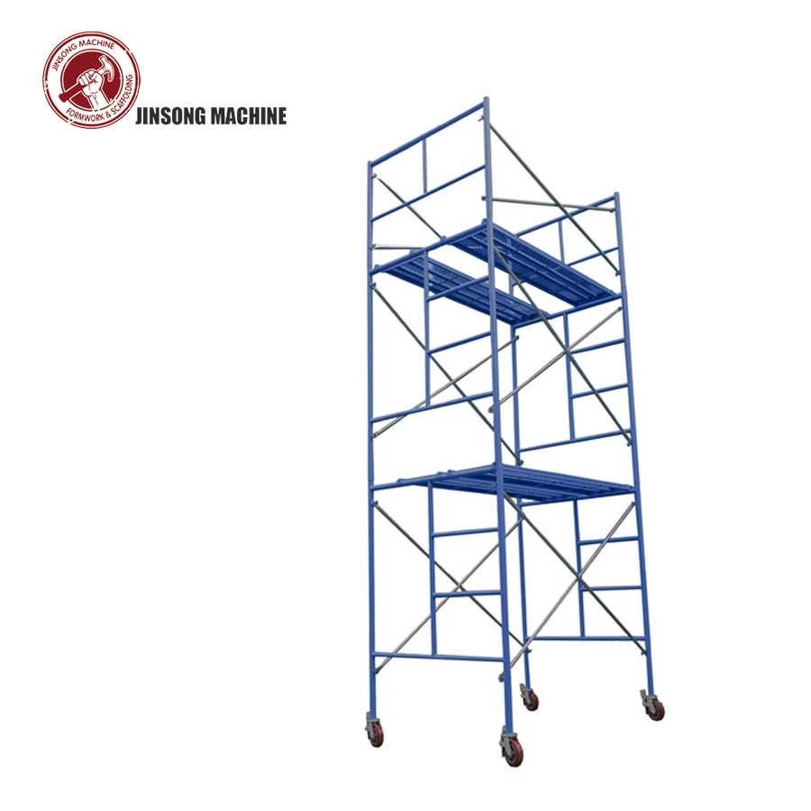 Q235 Painted Mobile Mason Scaffolding Ladder Frame for Construction