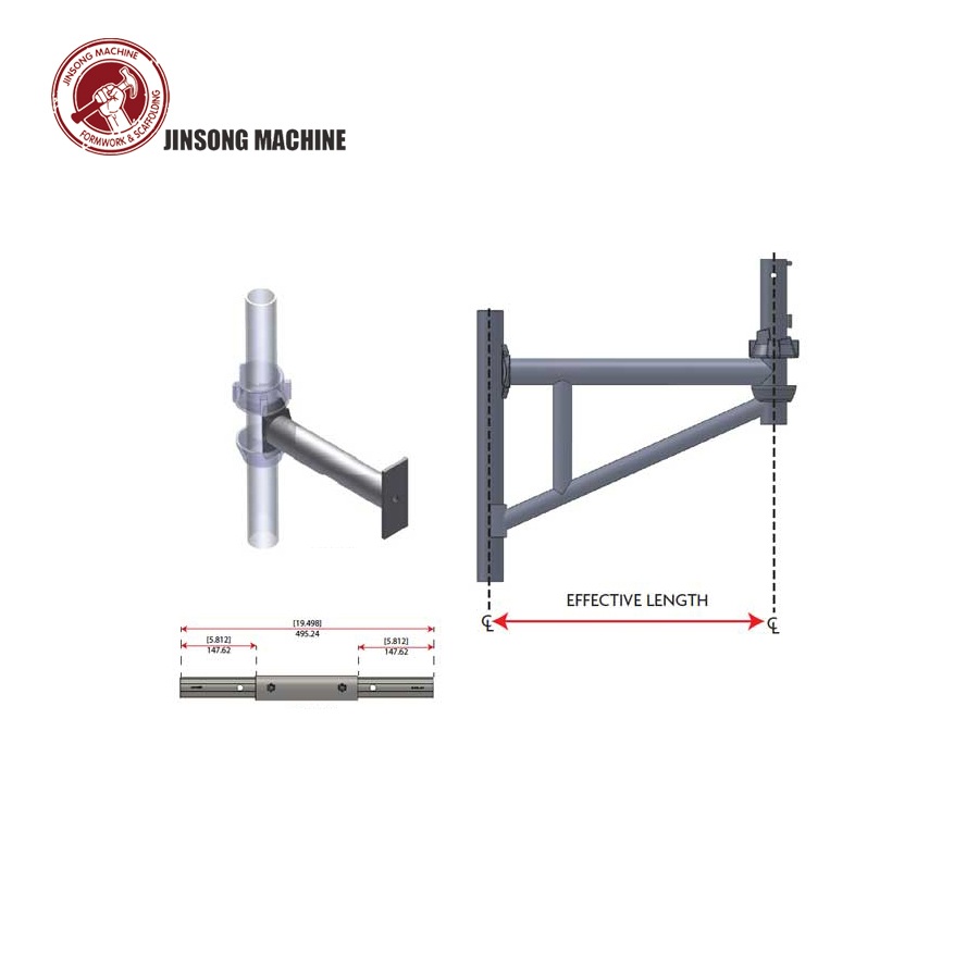 Q235 Scaffolding Material Cuplock Scaffold System Board Bracket