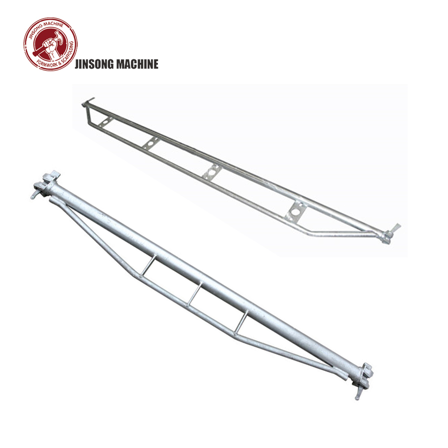 Q235 Steel 3070mm Ringlock Scaffolding Reinforced Truss Ledger Double Ledger